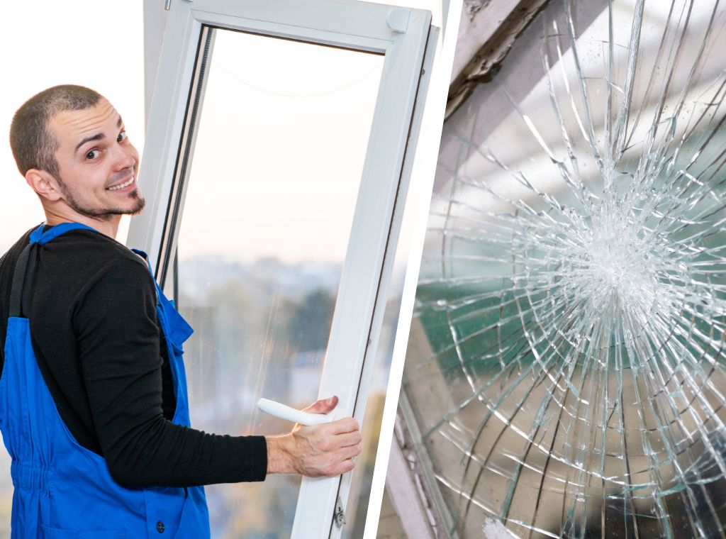 Professionelle Notverglassung - Glasreparatur und 24h Glasnotdienst